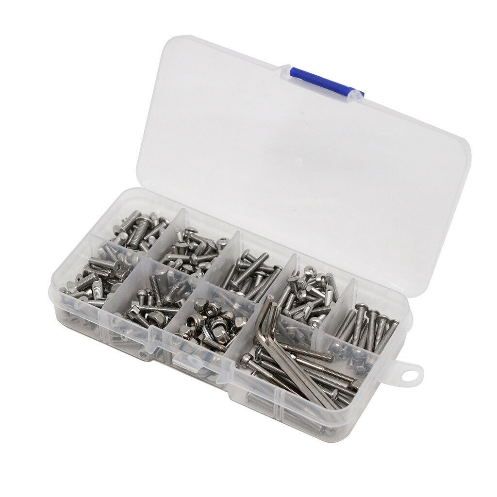 Multi-size Screw box Stainless Steel Screw Kit Set for 1/10 RC Car Parts