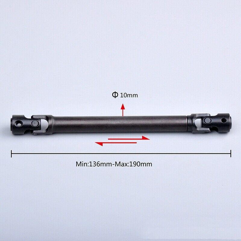 RC Cler Car 136-190mm Metal Steel Drive Shaft for Axial SCX10 SCX10 90046 RC4WF5