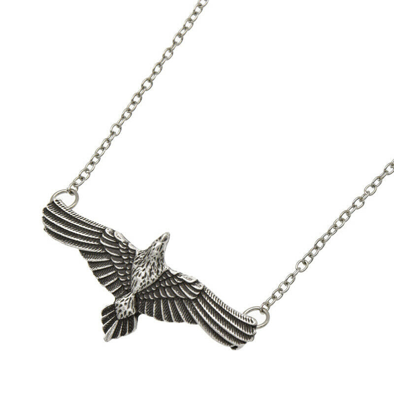Viking Necklace Flying Eagle Pendant Fashion Jewelry Norse Punk Style Retro Gift