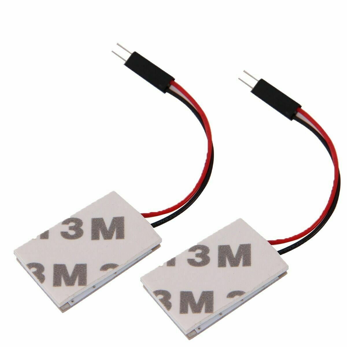 4x White 12 SMD LED Panel Light Lamp BULB + T10 BA9S Dome Festoon Adapter 12V RV
