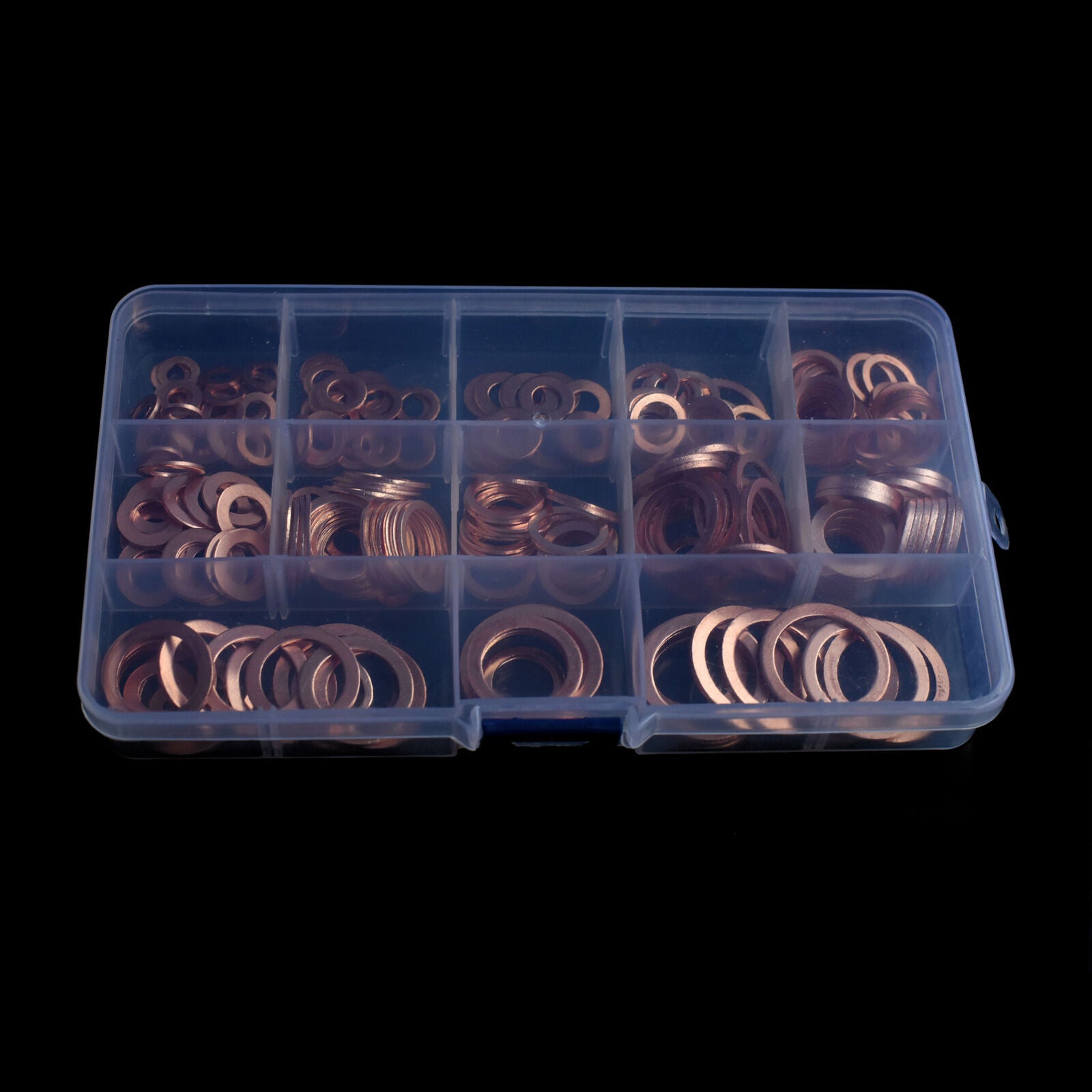 280 Sets of Copper Washers, Combination Washers, Boxed Flat Washers 12 Sizes