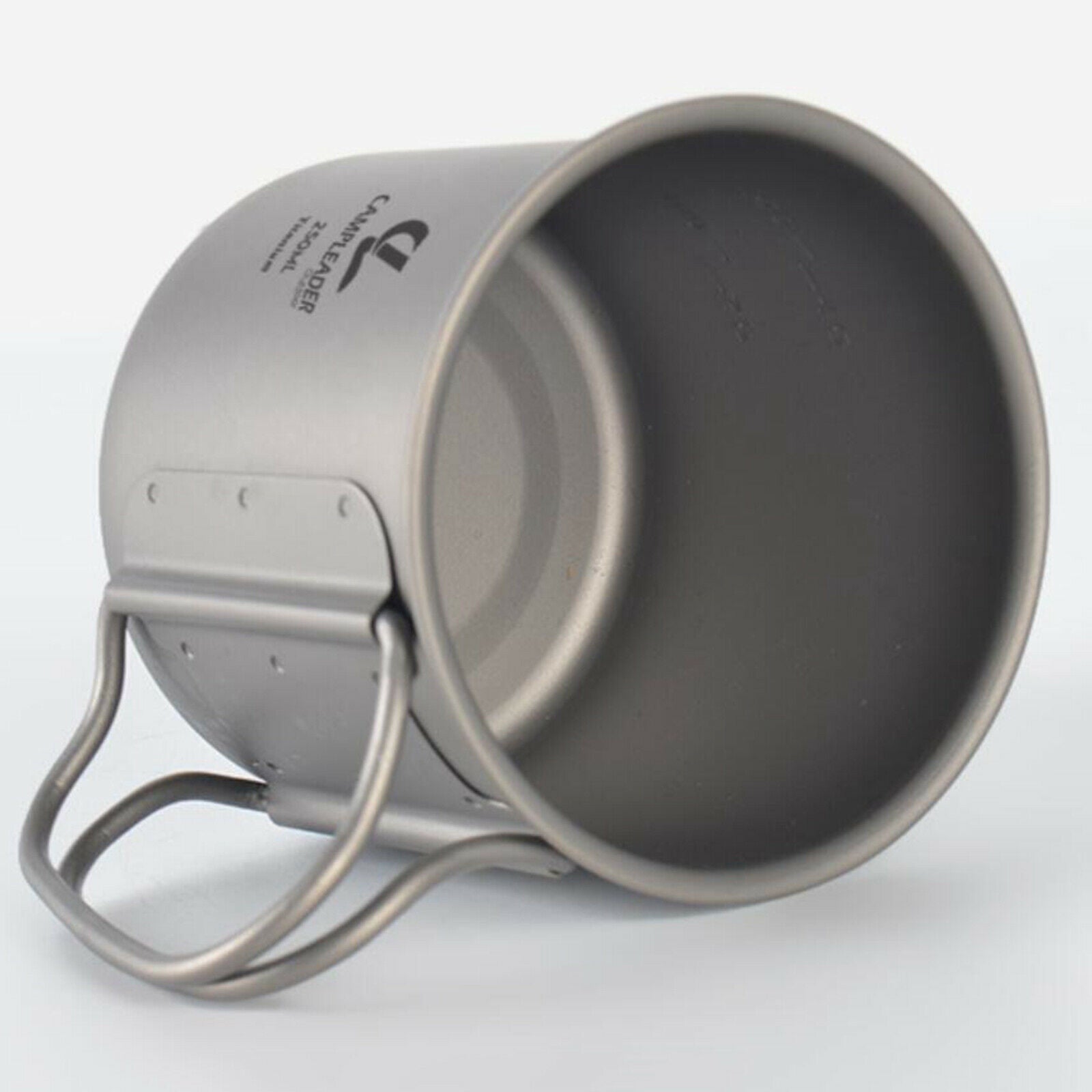 Foldable Camping Mug Portable Drinkware Water Mug Titanium Pot Lightweight