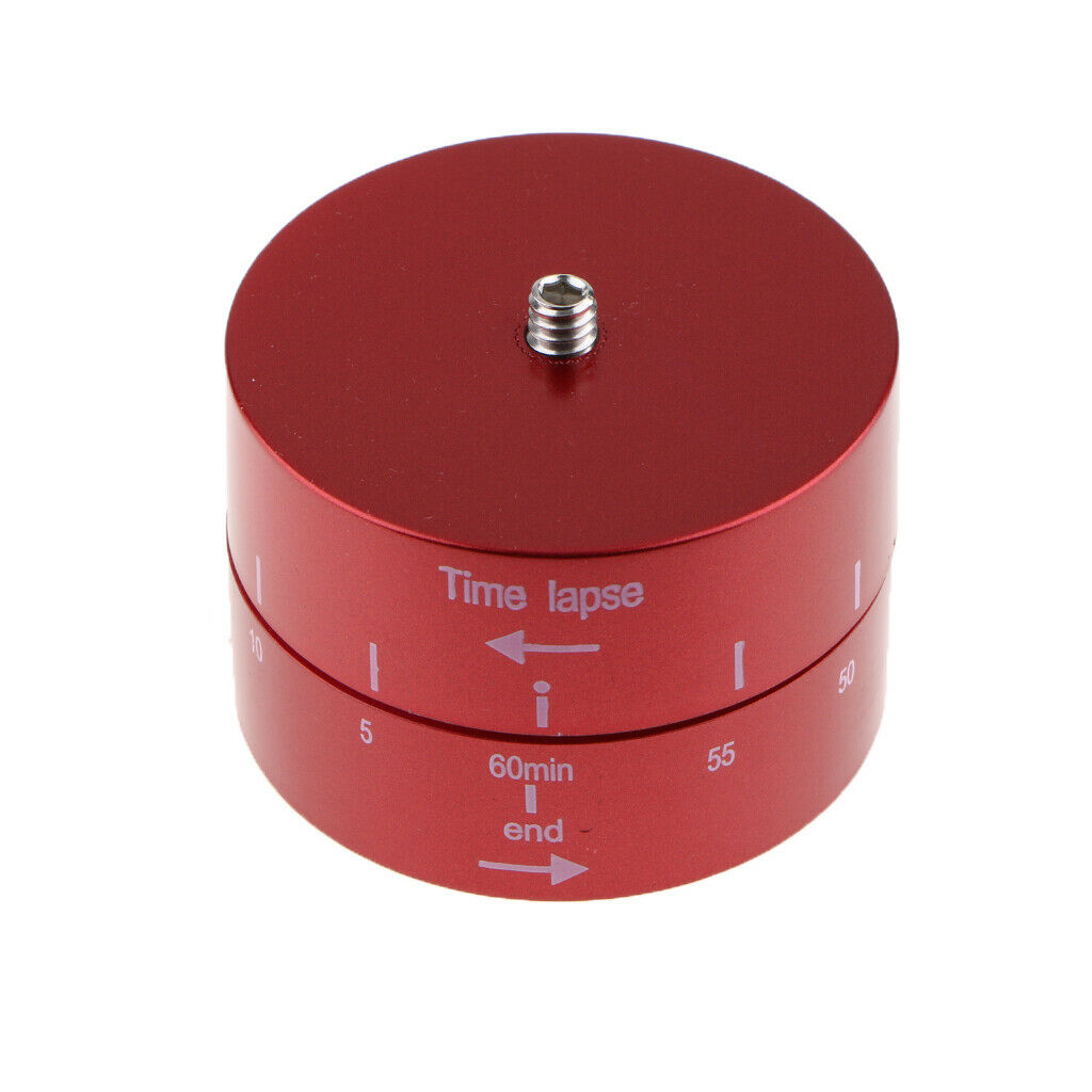 Panorama 360/60 Minute Time Lapse Tripod Head For Smartphone Red