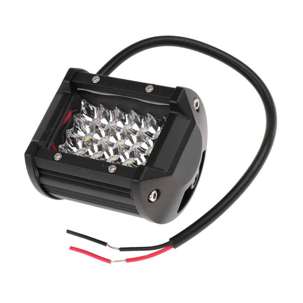 4'' 72W 9-30V Car Boat Truck Quad Row LED Work Light Driving Fog Spot Bulb