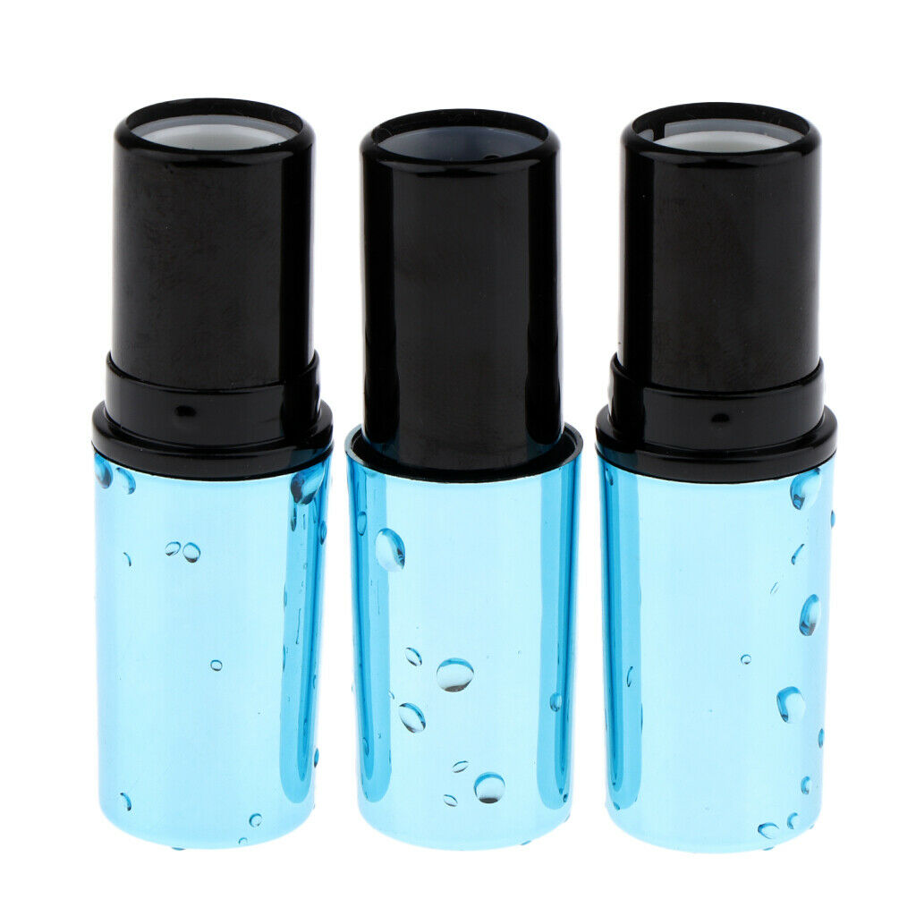 3 Pieces DIY Crafting Kit Lipstick Tubes Empty Plastic High-end Lipstick
