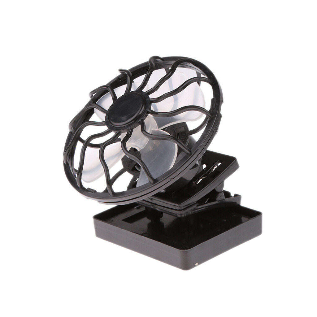 Mini Solar Fan Portable Solar Fan Sun Energy Fan Clip On Cooler