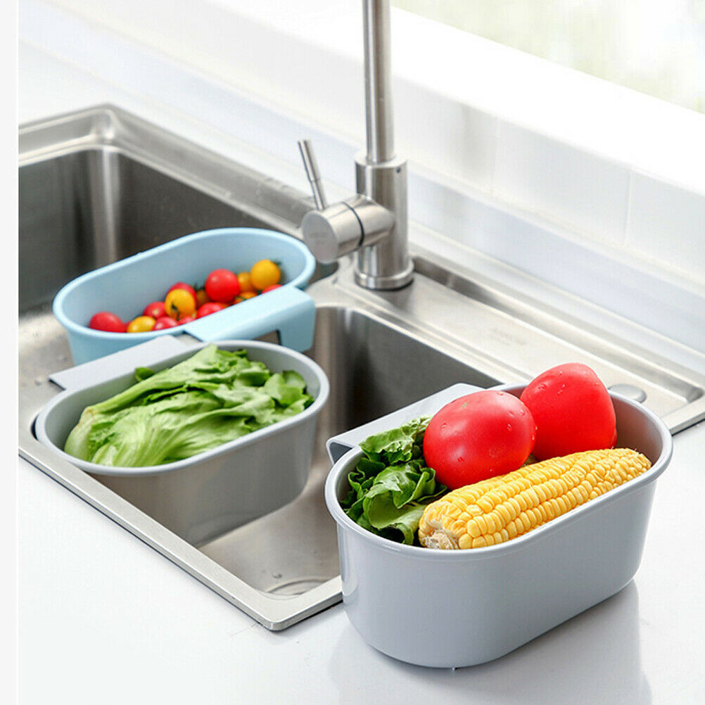 Sink Strainer Kitchen Waste Filter Basket Hanging Storage Rack for Kitchen Tools