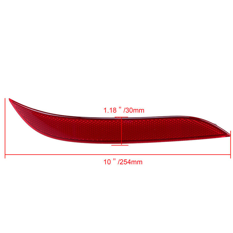 Right Side Rear Bumper Reflector Light Cover for BMW E60 525i 530i 550i 2003-07