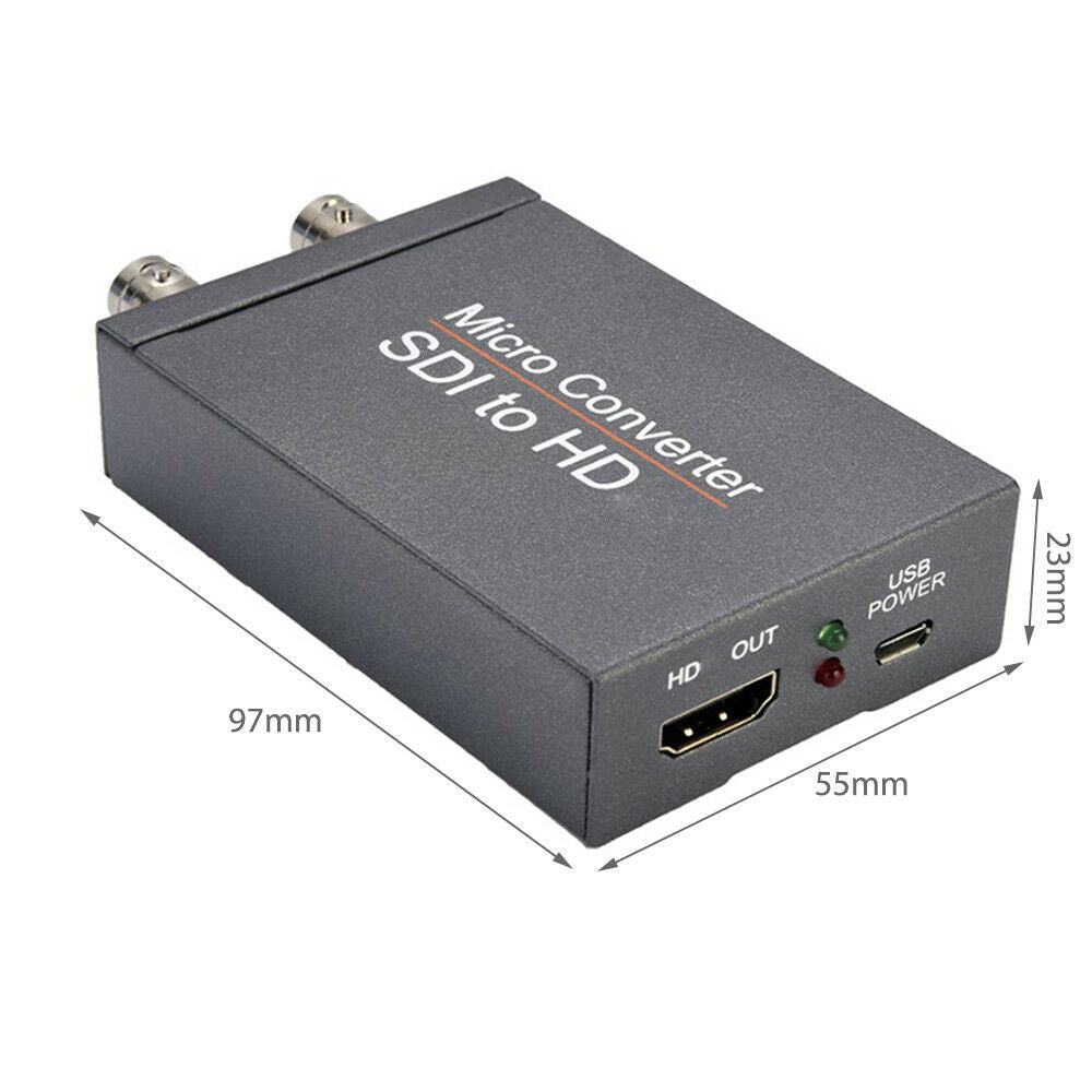 NK-M008 SDI to HDMI/SDI to SDI 2 Routes Output Mini 1080P USB Powered Converter
