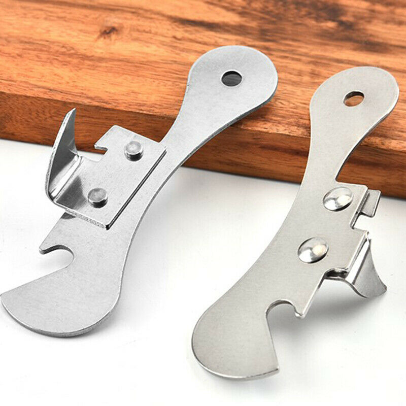 1pc Can Opener Stainless Steel Multi-functional Wine Beer Bottle Tinpla.l8