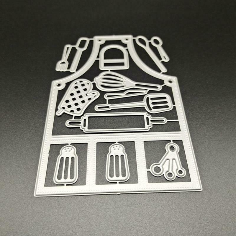 Apron Metal Cutting Dies Stencil DIY Scrapbooking Album Paper Card Template Mold