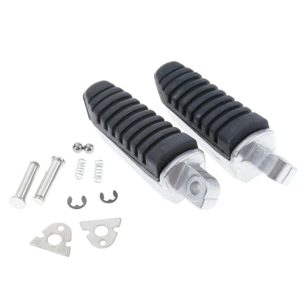 Pair of Motorcycle Front Foot Peg Rest Pedals Mini Boards Sustain Compatible for