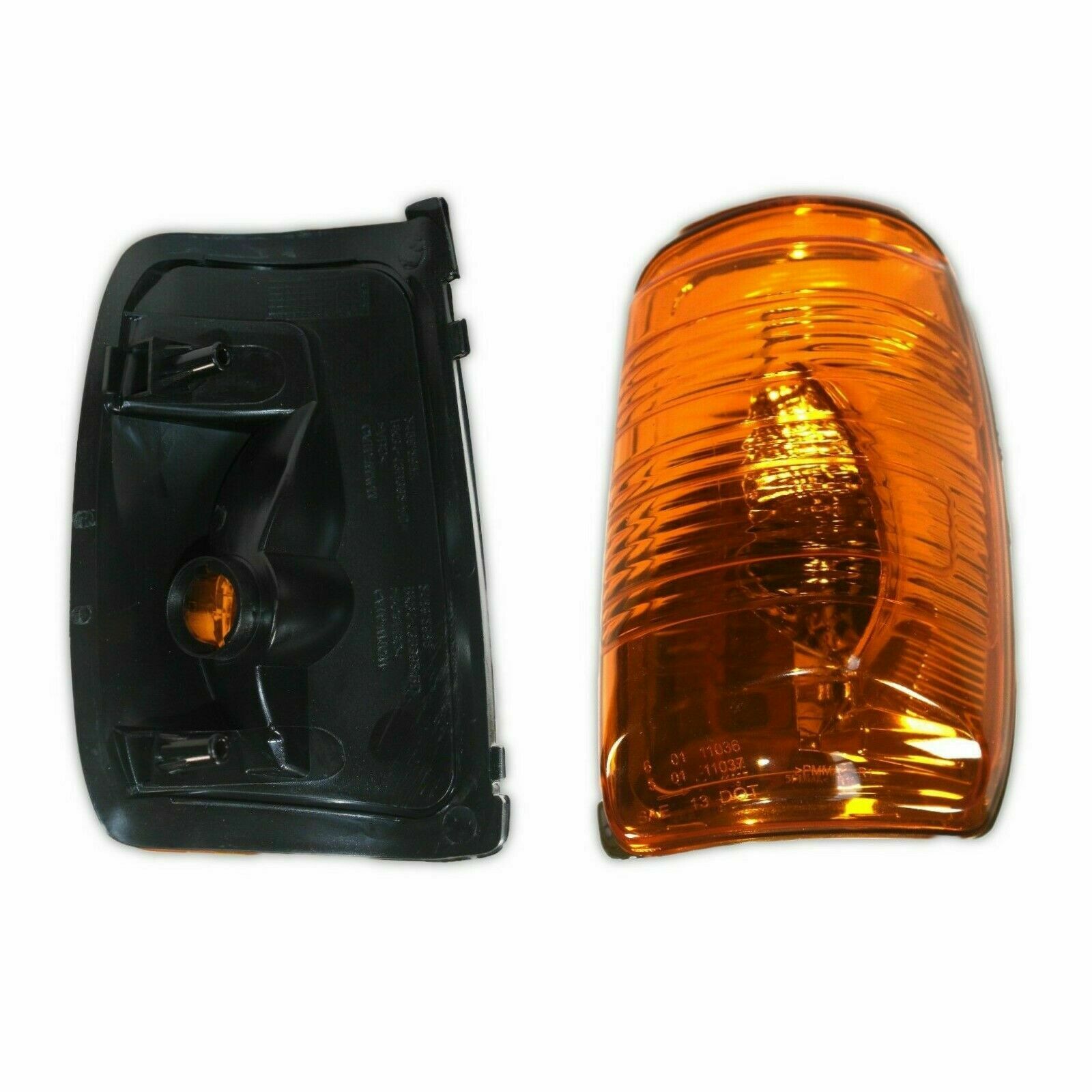 Fit Ford Transit Mk8 Passenger Right Wing Mirror Indicator Lens Cover Case Amber