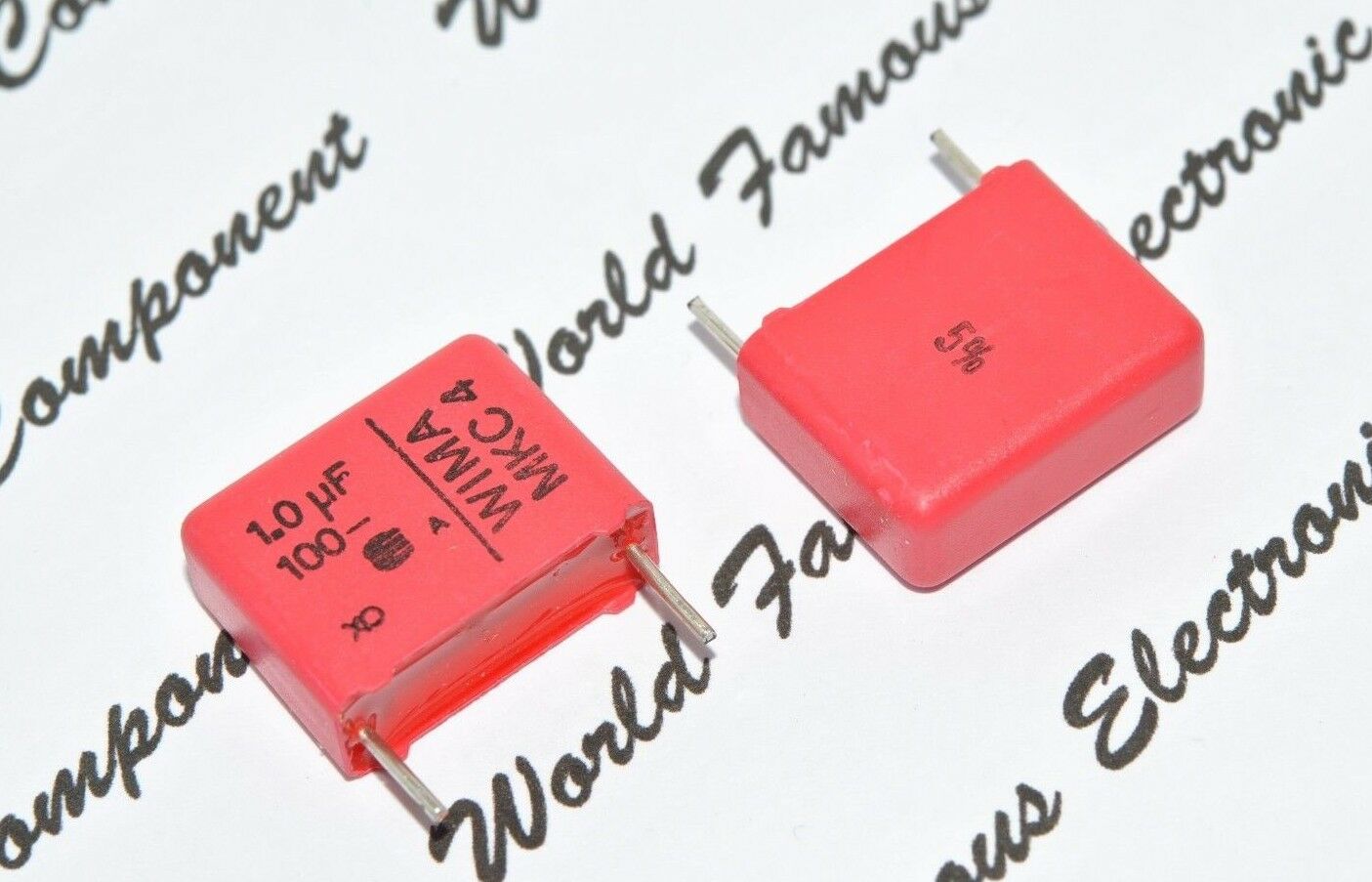 5pcs - WIMA MKC4 1uF (1µF) 100V 5% pitch:15mm Polycarbonate Capacitor
