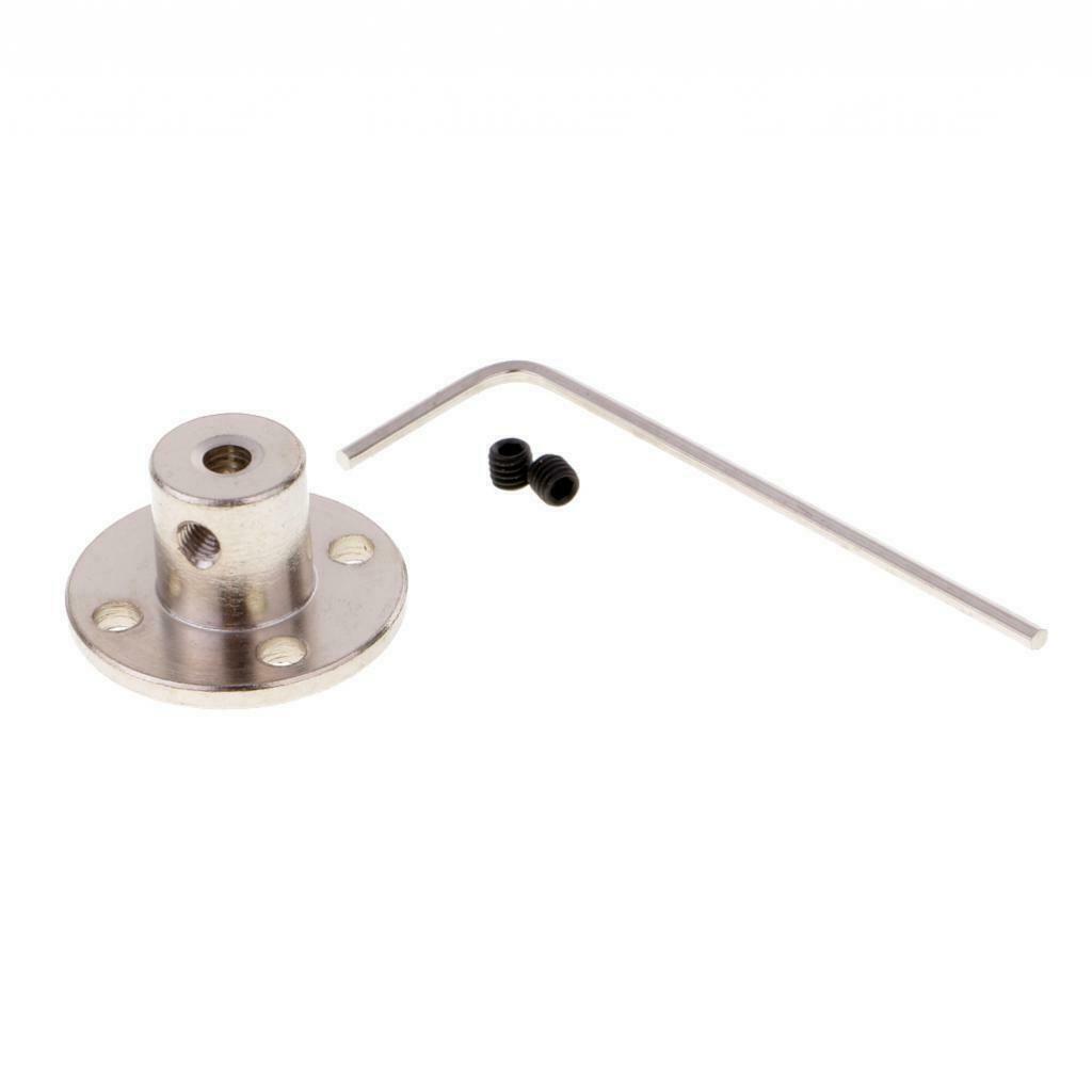 2 Set of  8mm Rigid Flange Coupling Motor Guide Shaft Coupler Motor Connector