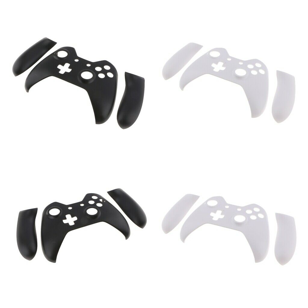 4 Sets Soft Touch Front Shell Faceplate + L R Panel for   One Controller