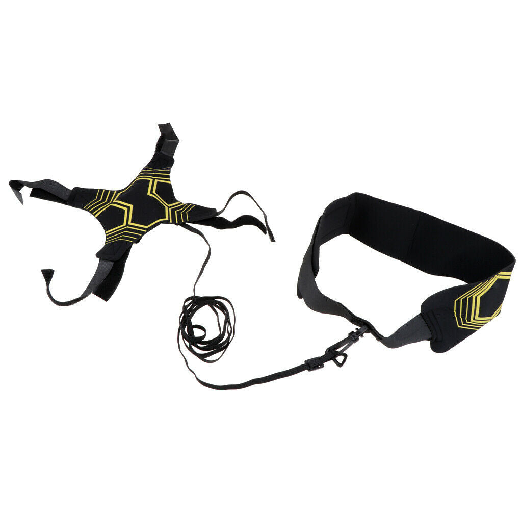 Football Trainer Control Skills Solo Soccer Practice Training Aid Equipment