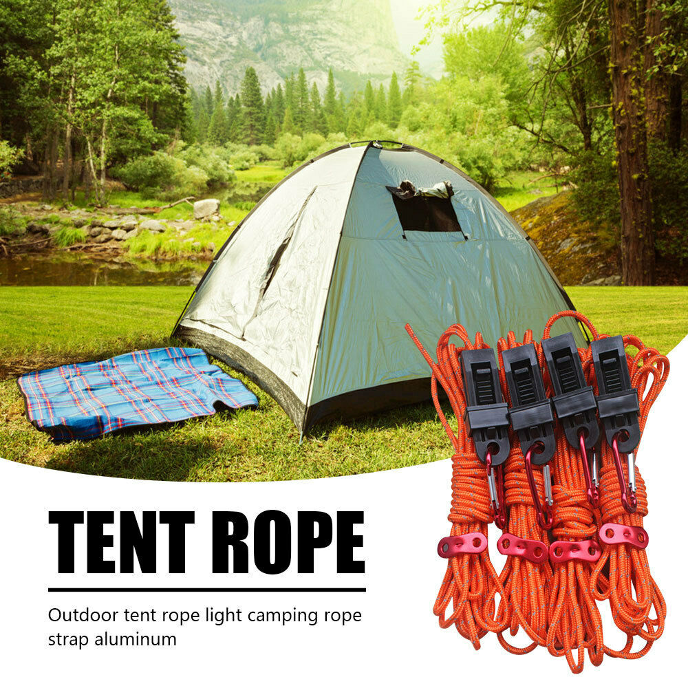 Outdoor Tent Cord Lightweight Camping Rope with Guylines Hiking Backpacking LIN
