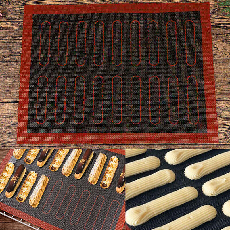 Silicone Baking Mat Oven Sheet Liner Perforated Non Stick Silica Gel 40x3.l8