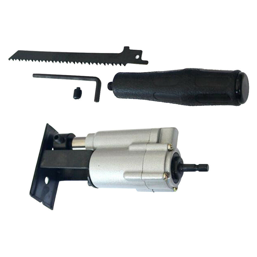 Multi-function Reciprocating Saw Attachment for Change Electric Drill Into