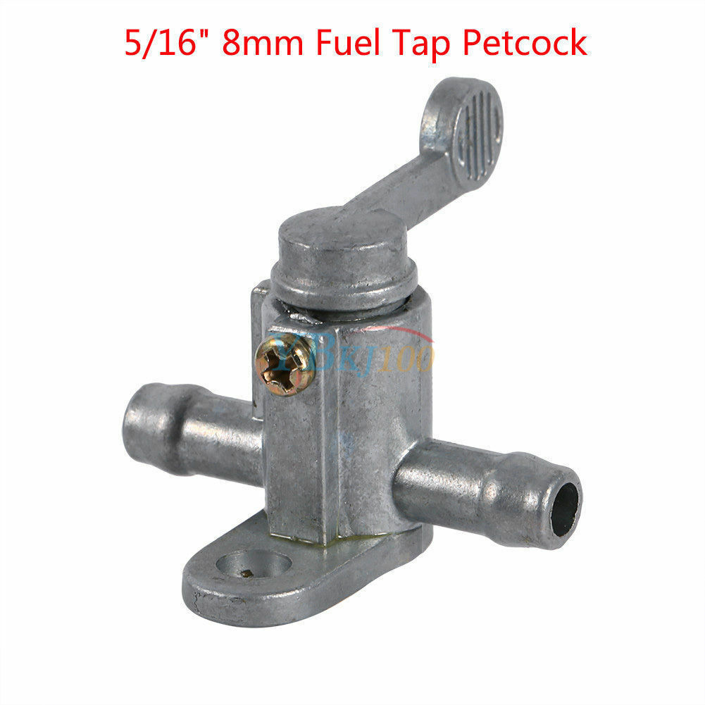 Inline Fuel Tank Tap On/Off Petcock Switch Motorcycle Dirt Bike ATV 8mm L99