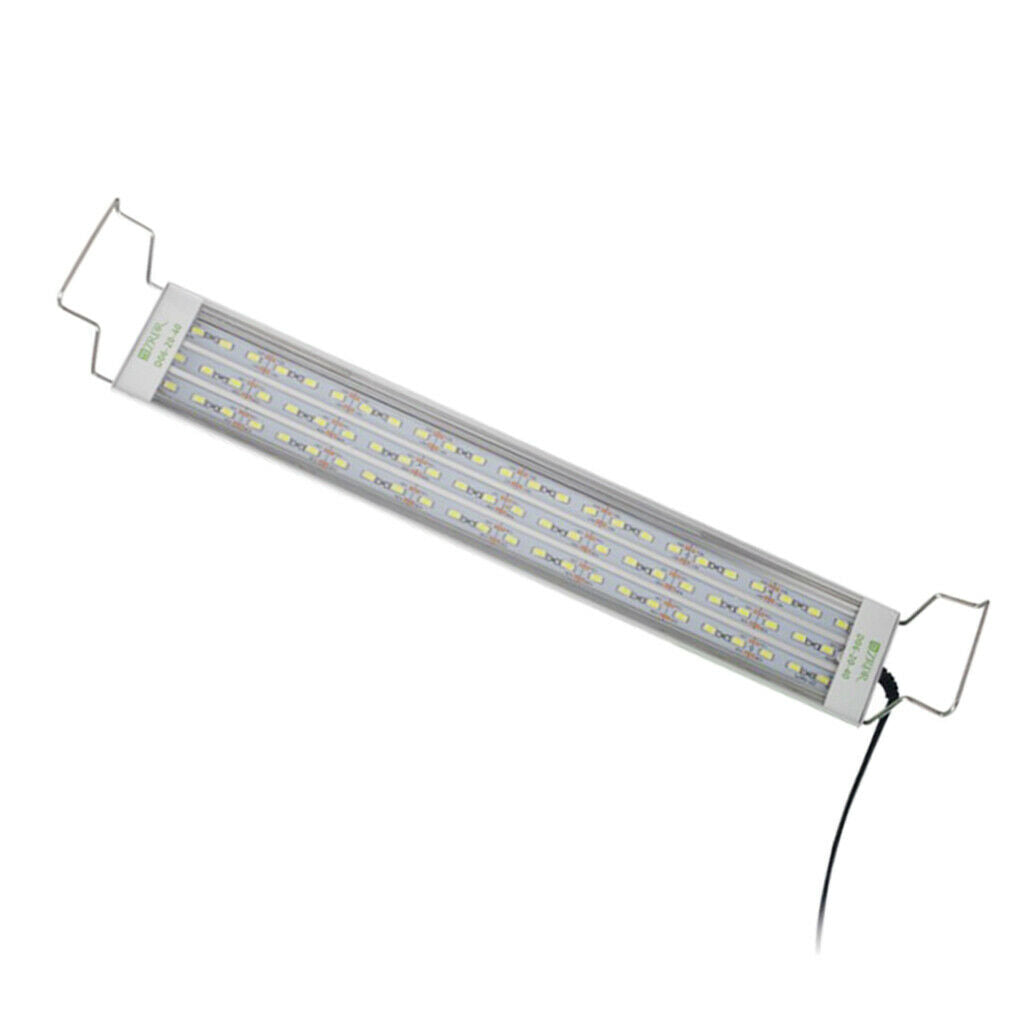 Aquarium Light Full Spectrum Lamp Extendable Bracket for 12-18" Fish Tank EU