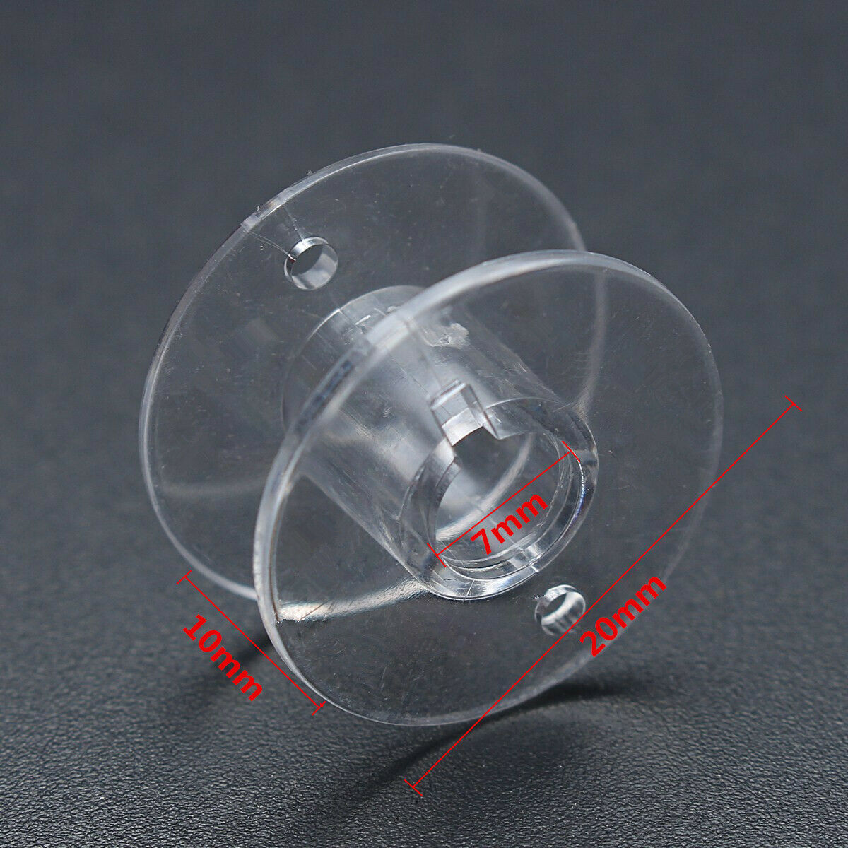 10PCS Plastic Empty Bobbins Sewing Machine Spools for Brother Janome Singer