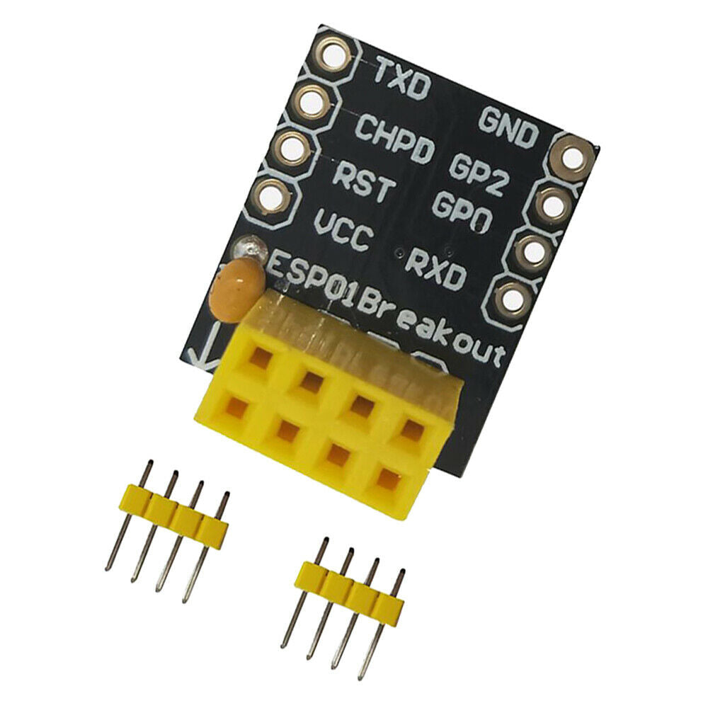 2pcs ESP-01/01S Breakout Breadboard Adaptor ESP8266 WiFi Transceiver Module
