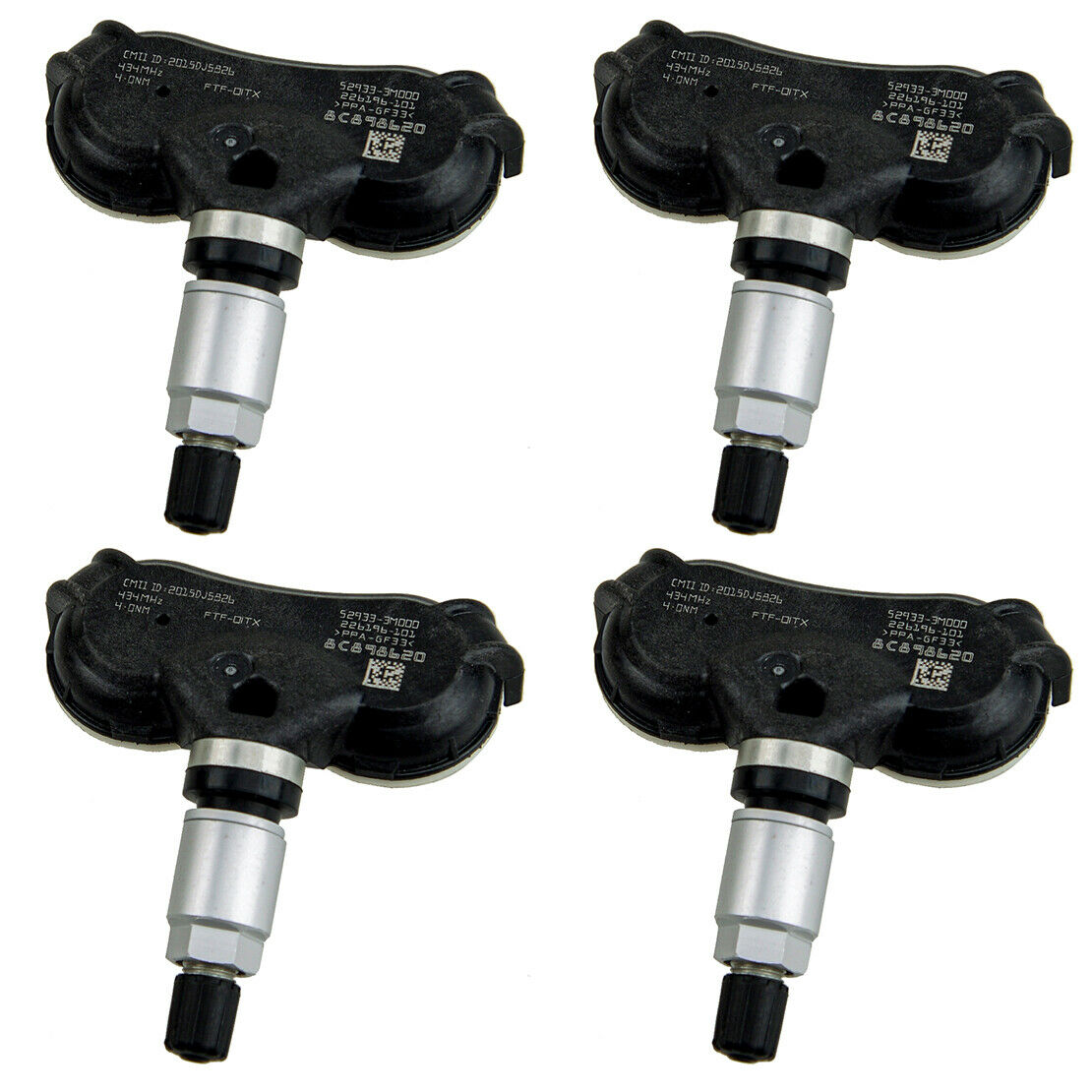 4x TPMS Tire Pressure Monitor Sensor 434MHz Fit For Hyundai Ix35 552933-3M000