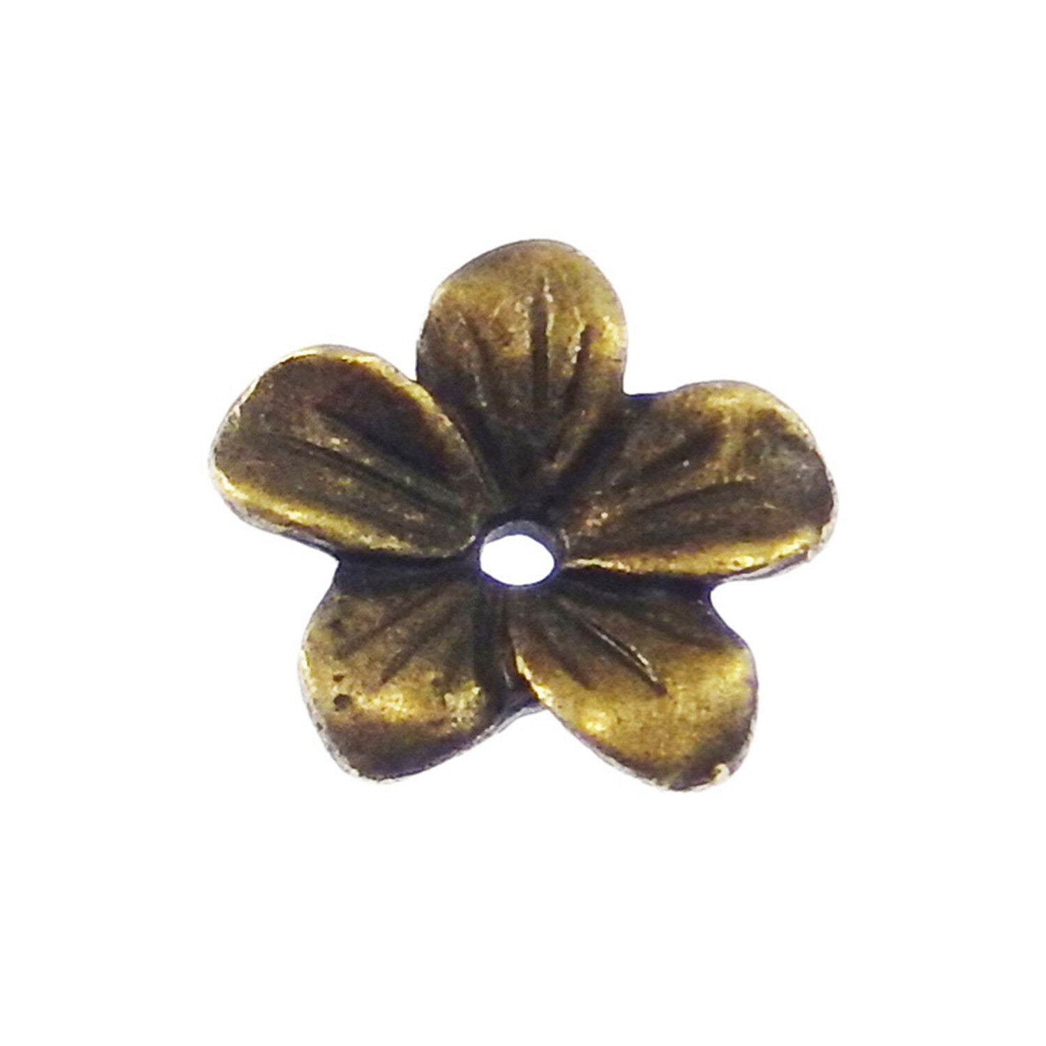 20pcs/pack Antiqued Bronze Alloy Plum Blossom Flower Beads Jewelry Making Charms