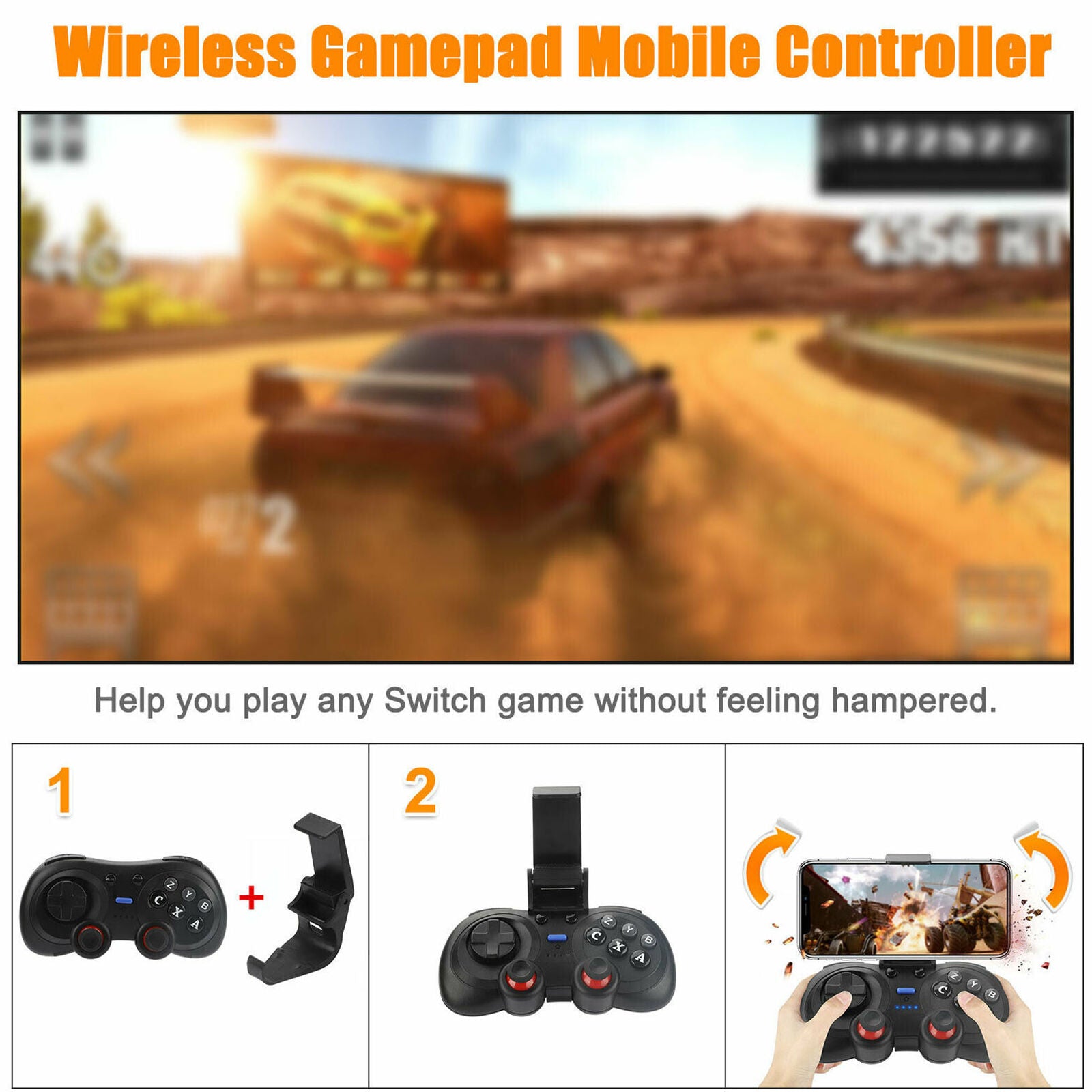 For Sony PS4 Controller Adapter Gamepad Extender Back Button Turbo key Dualshock
