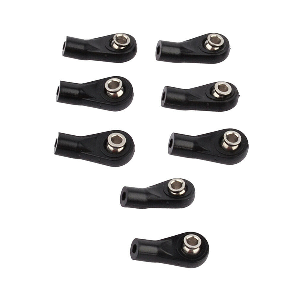 8pcs M3 Plastic Bent Angled Rod End For 1/10 Rock