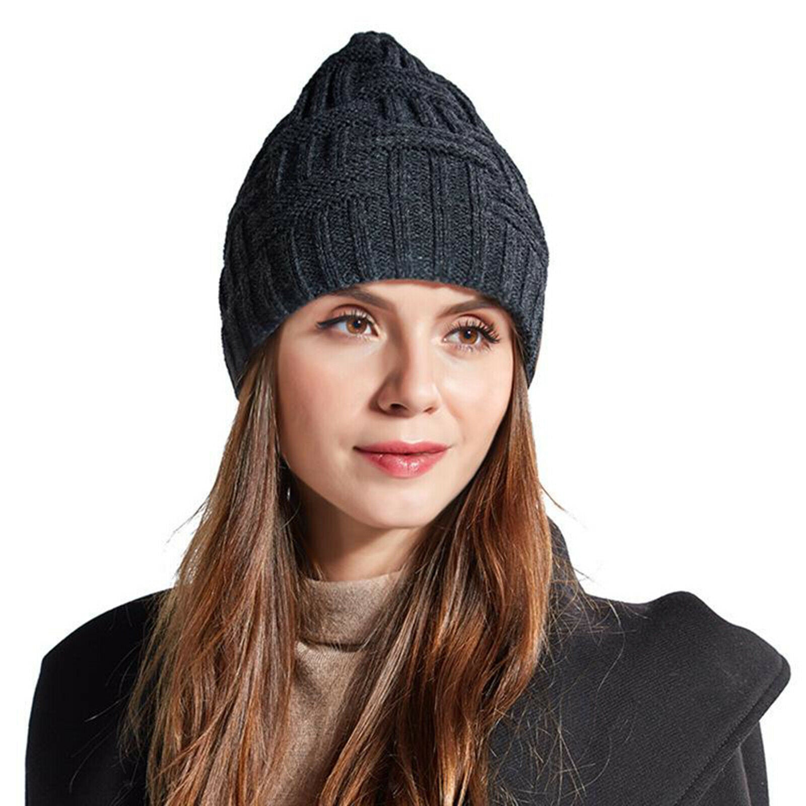 Bluetooth Knitted Beanie Smart Knitting Hat Running Cycling Speaker Earphone
