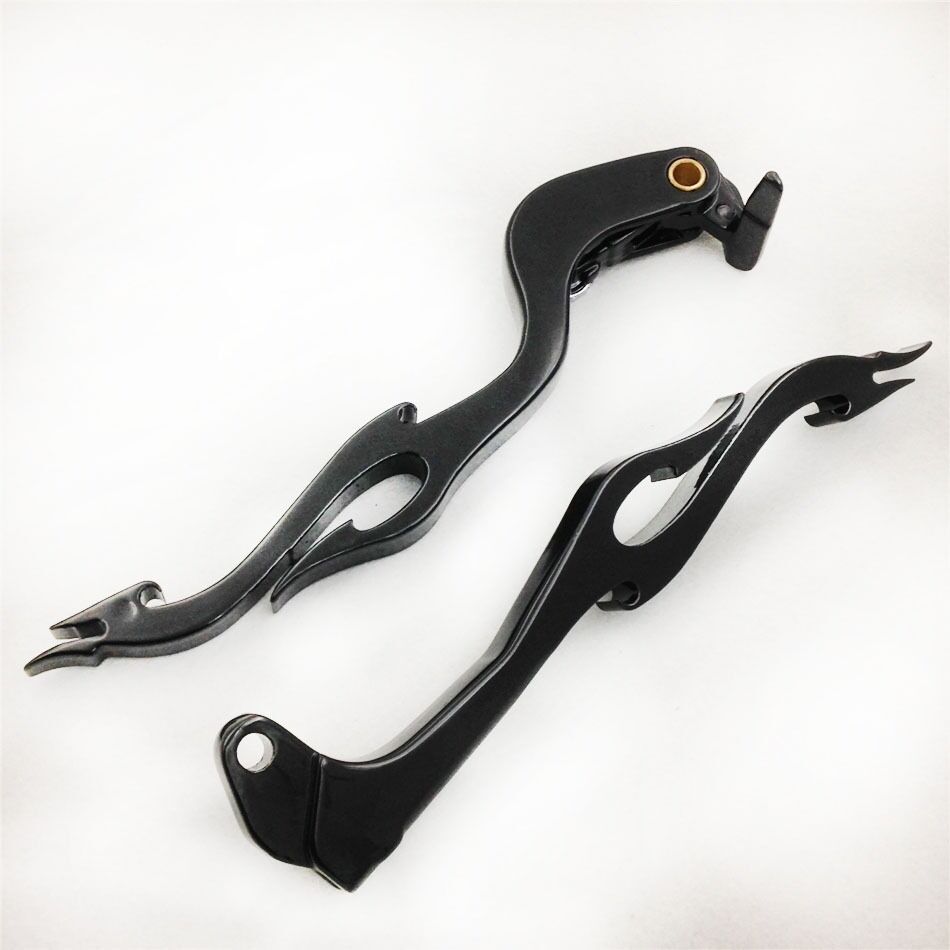 Black Brake Clutch Flame Lever fit for SUZUKI GSX GSXR GSX-R GSXR600 GSXR750