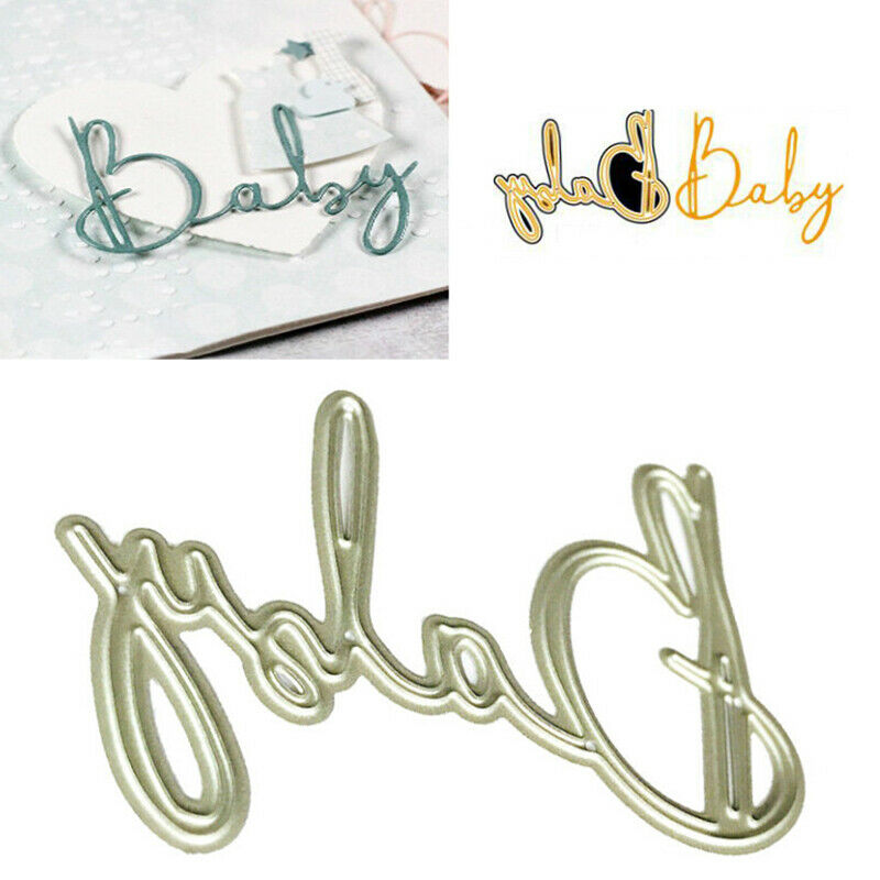 Baby Alphabet Metal Cutting Dies Stencil for DIY Scrapbooking Paper Card .l8