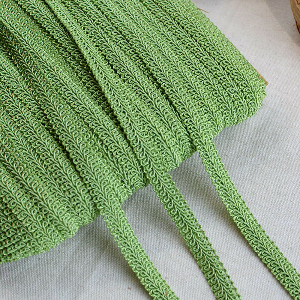 10M Polyester Lace Trim Centipede Braided Ribbon Clothes Sofa Sewing Accessories