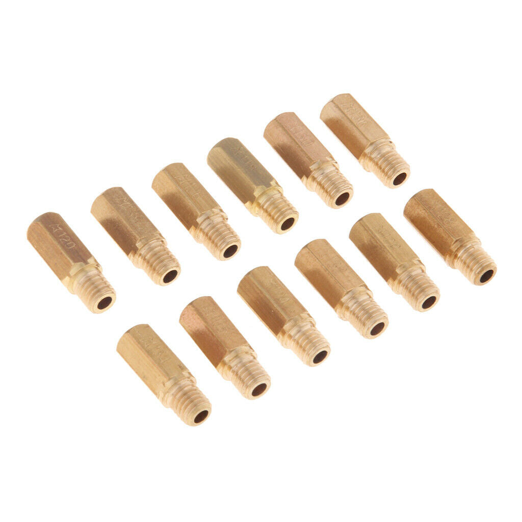 12x motorcycle bicycle carburetor main jet set for PWK FCR OKO KOSO