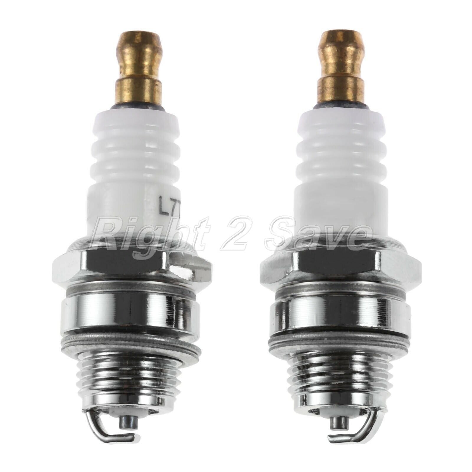 For HUS 365 Chainsaw Trimmer 2Stroke Engine MS180 MS250 Parts Spark Plugs 2PCS