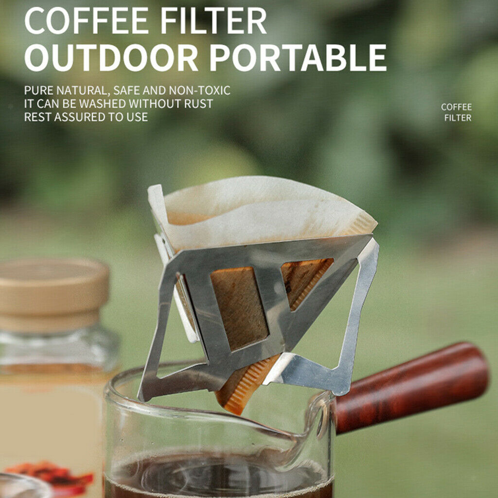Foldable Coffee Drip Rack Hiking Coffee Dripper Filter Support Stand Bracket