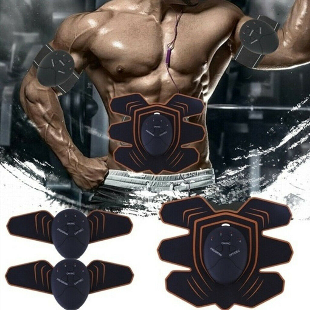 2 Pieces Portable Stimulator Training Fitness Workout Belt Shaper Gear