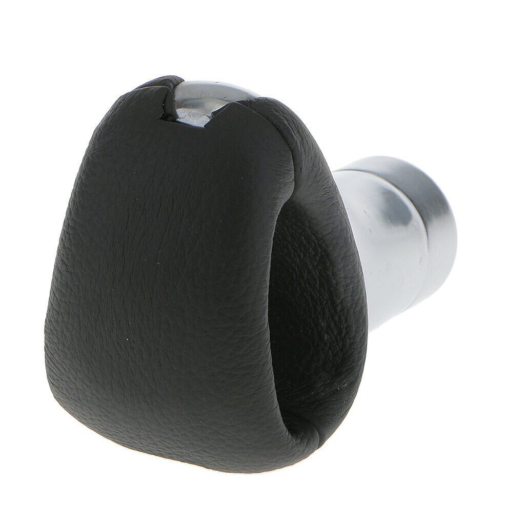 Leather Gear Manual Car Transmission Gear Stick Shift Knob Shifter Lever