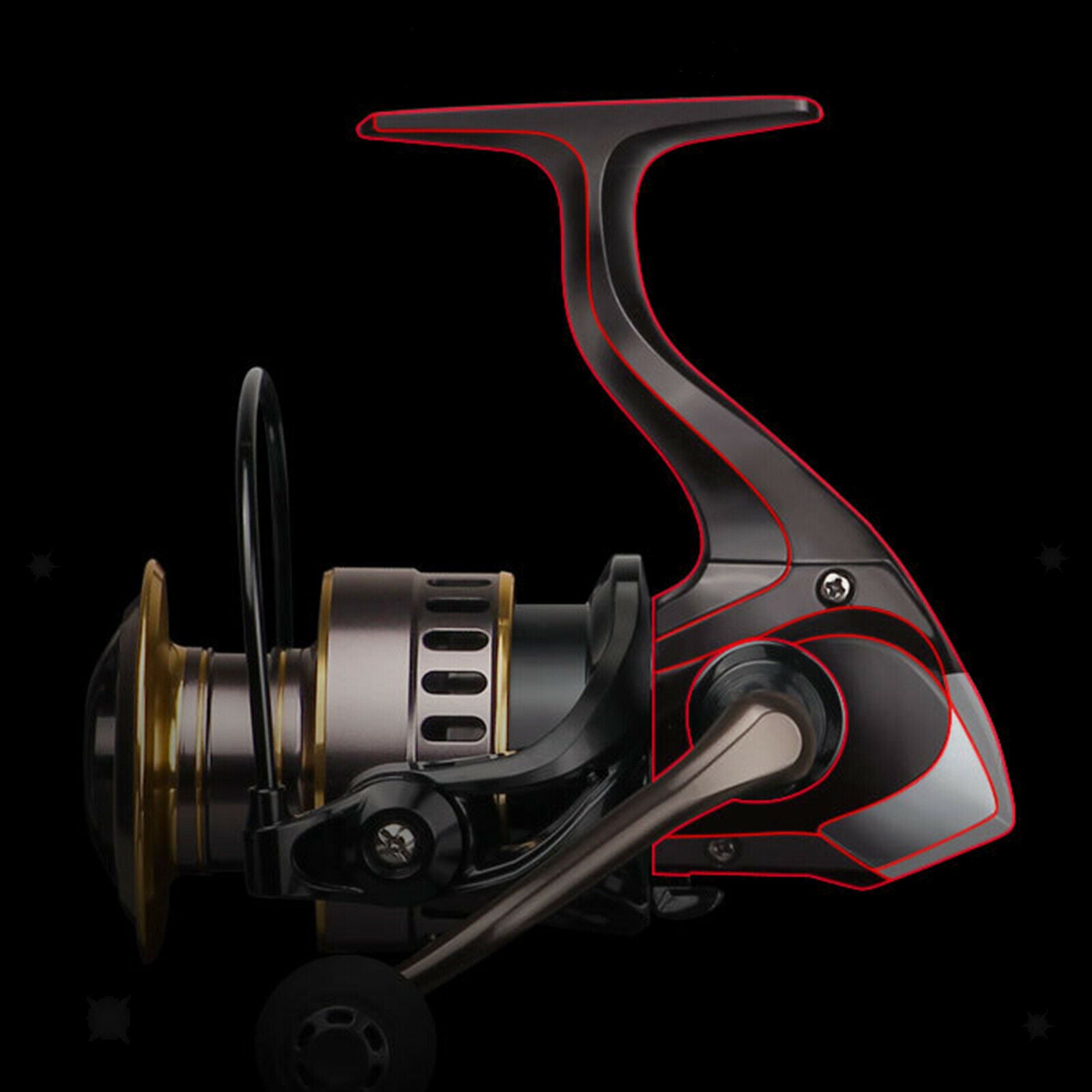 Ball Bearing   Reel Metal Fishing Reel Wheel Sea Lake Fishing 7000