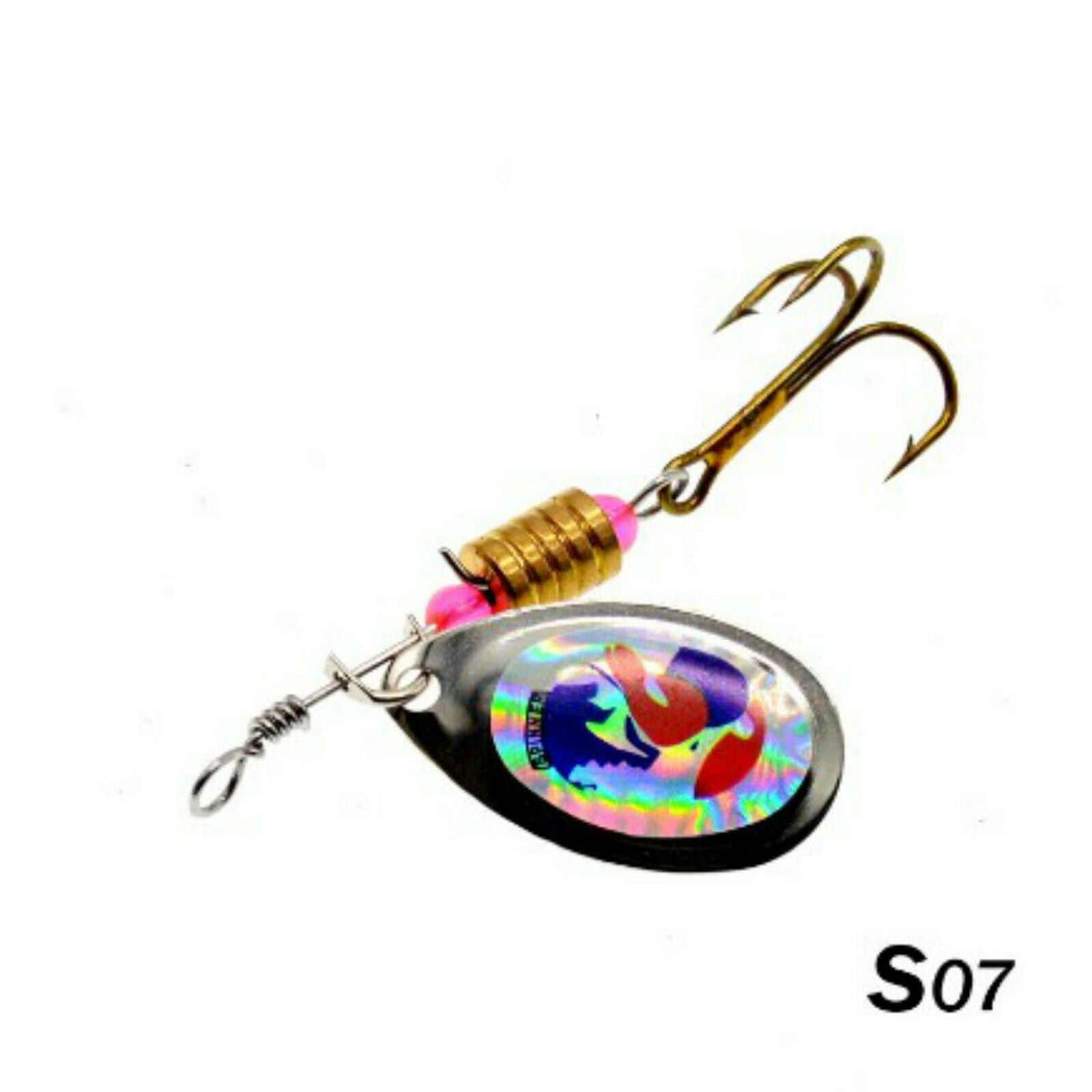 10x Fishing Lures Metal Spinner Lures Bass Tackle Crankbait Trout Spoon