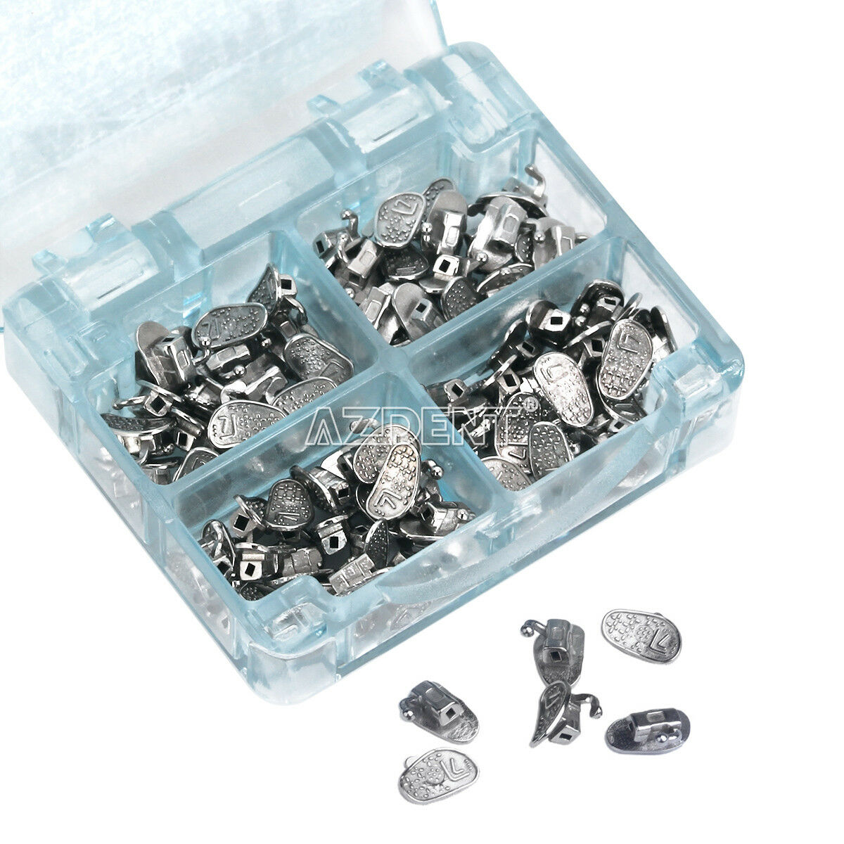 2 X Dental Orthodontic Non-Convertible Inblock 2nd Molar Buccal Tubes MBT .022