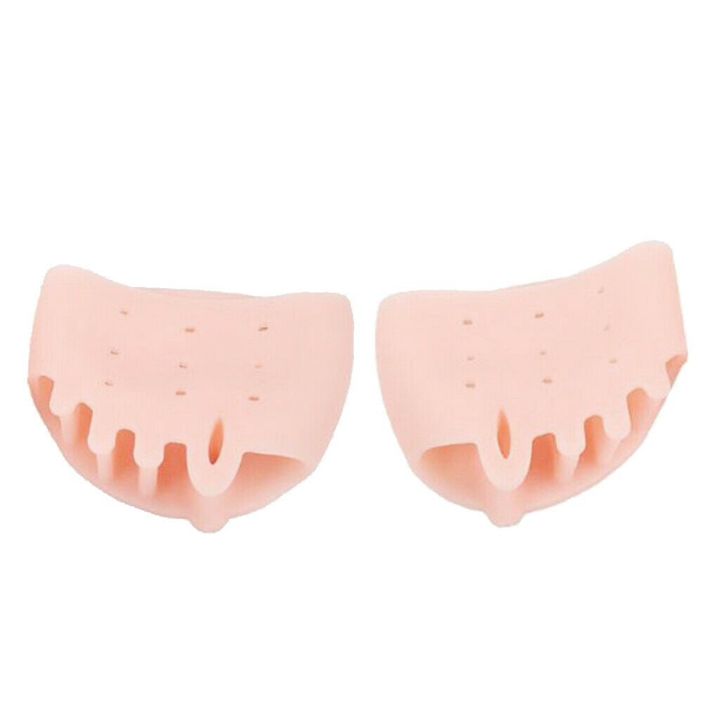 Set of 4 Gel Hallux Valgus Corrector Straightener Bone Spurs Toe Separators