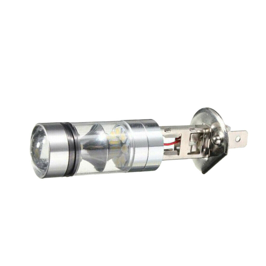 2x H1 20-SMD 100W White XB-D LED Blub Daytime Running Light Fog Driving Lamp