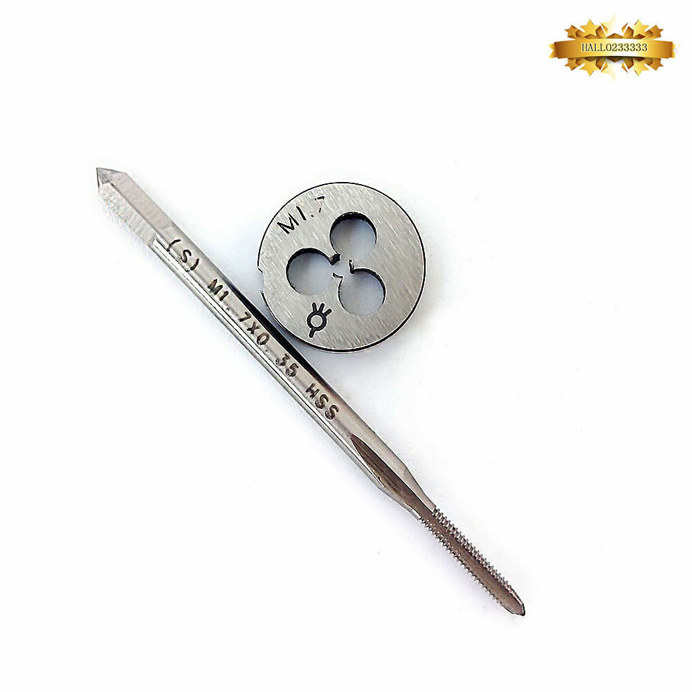 M1.7*0.35 Tap and die combination tool fine pitch thread tool metric right-hand