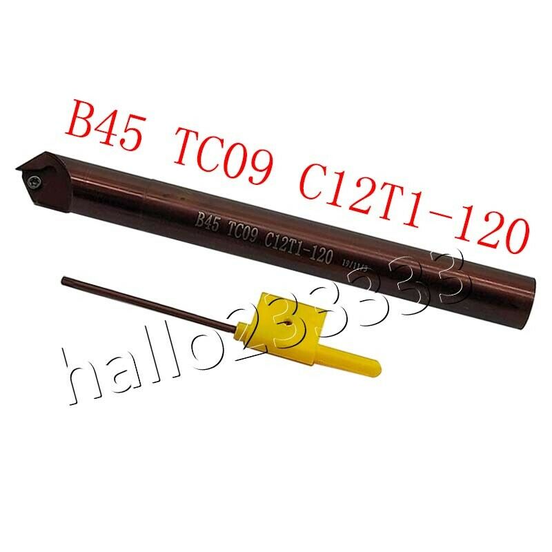 B45° TC09 C12T1-120 straight shank centering chamfering cutter for TCMT090204