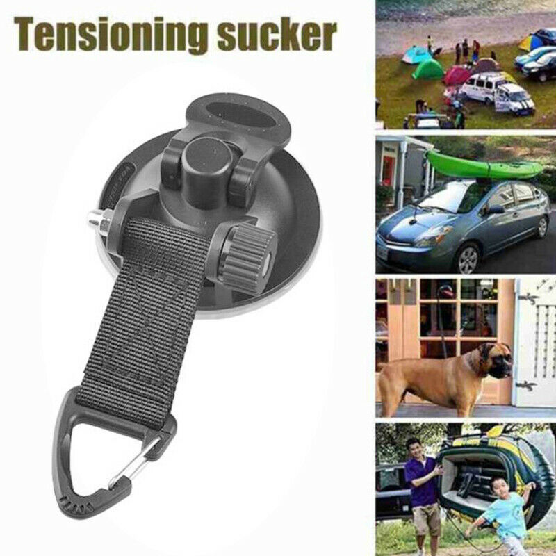 1Pc Strong Suction Cup Anchor Securing Hooks outdoor Camping Tarp Awning H Lt