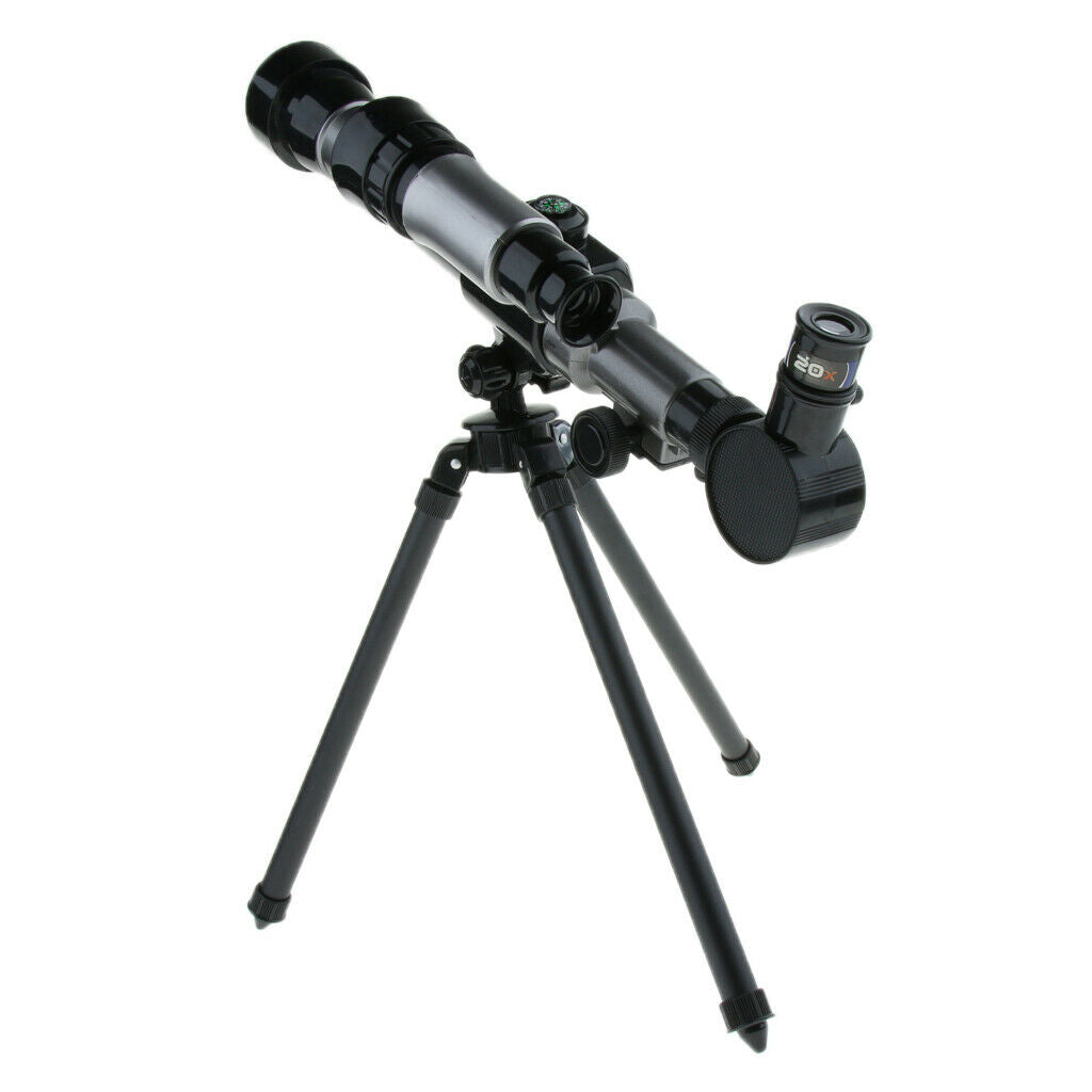 C2132 52mm Astronomical Refractor Telescope w/ Tripod Beginners Kids Toys